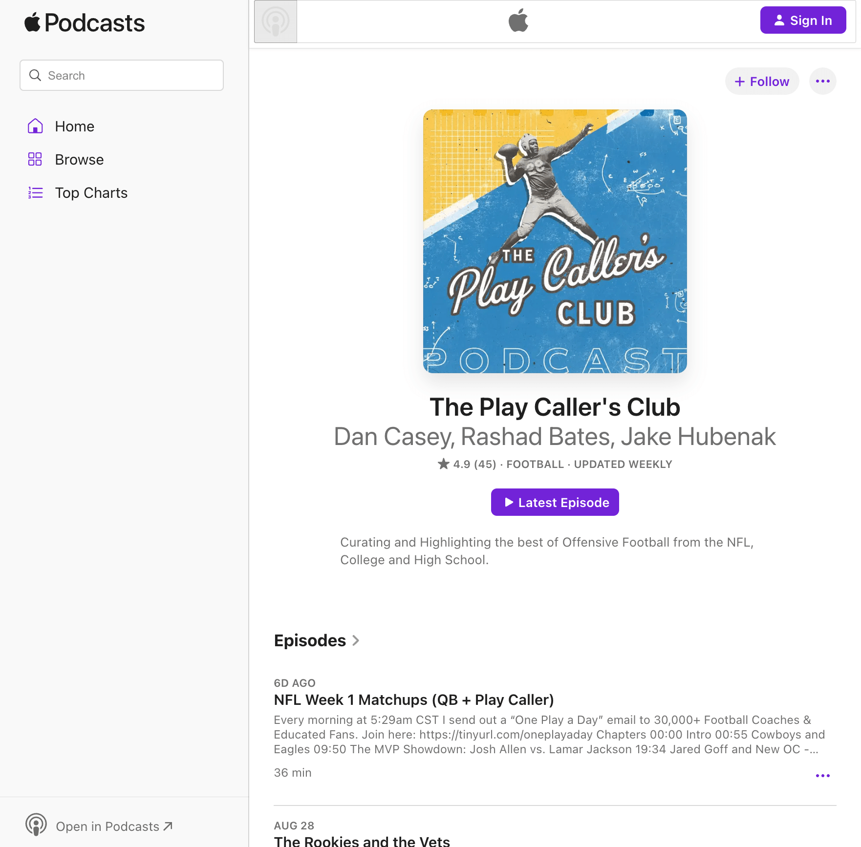 The Play Caller's Club