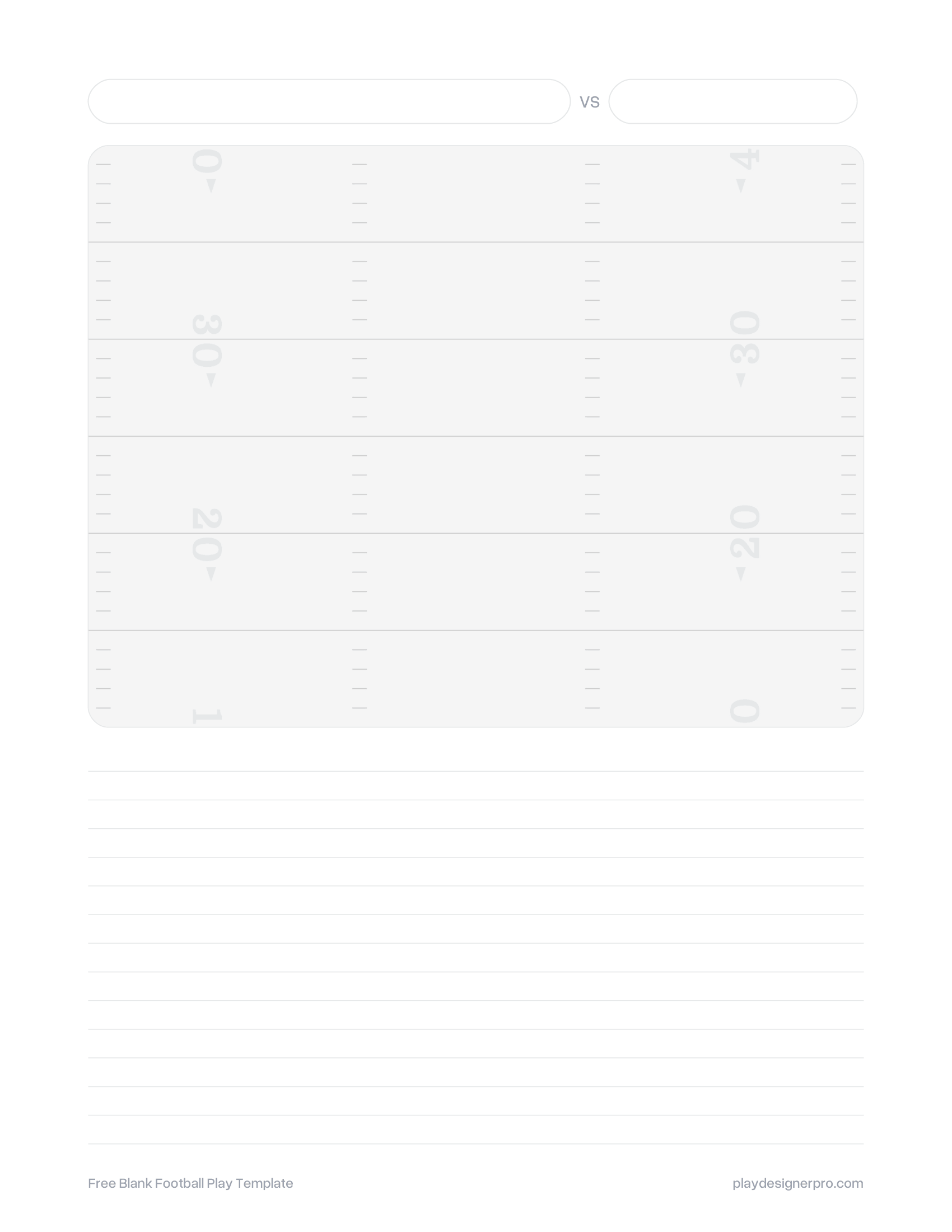 One play per sheet preview